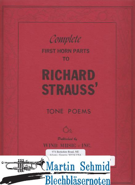 Product image 1 of the product “Complete First Horn Parts to the Tone Poems ”