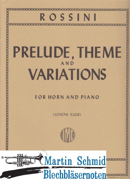 Product image 1 of the product “Prelude, Theme & Variations ”