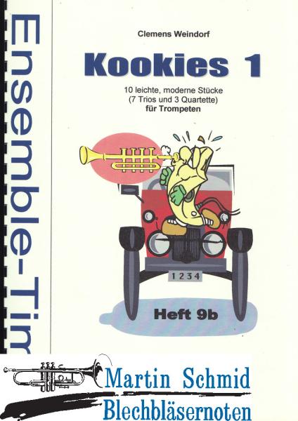 Product image 1 of the product “Kookies  - 10 leichte, moderne Stücke (7 Trios und 3 Quartette) ”