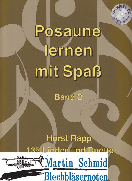 Product image 1 of the product “Posaune lernen mit Spaß Band 2 + CD ”