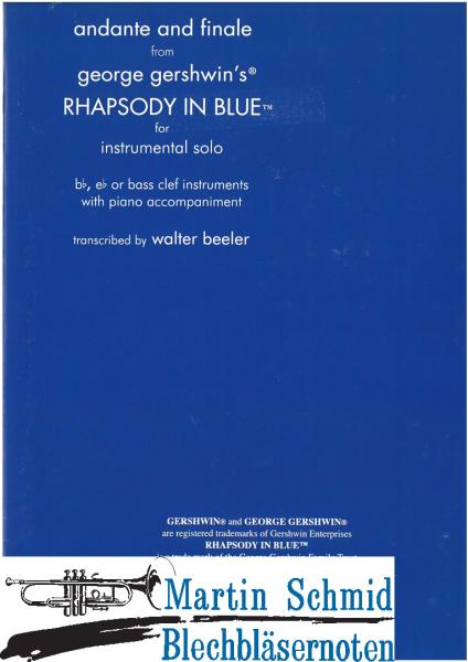 Product image 1 of the product “Andante and Finale from Rhapsody in Blue ”