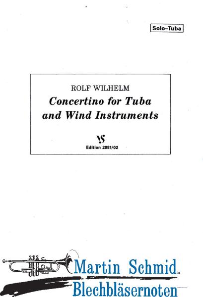 Artikelbild 1 des Artikels “Concertino for Tuba and Wind Instruments (Solo Tuba-Stimme) “