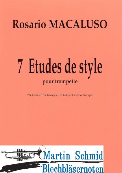 Product image 1 of the product “7 Etudes de style ”