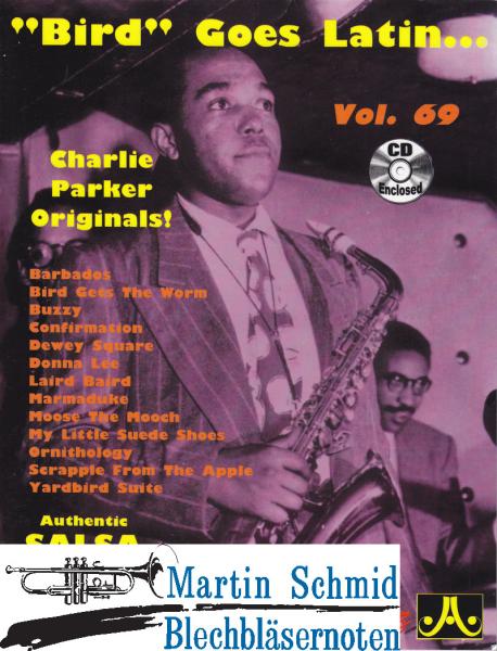 Product image 1 of the product “Volume 69: Bird Goes Latin - Charlie Parker Originals (Buch/CD) ”