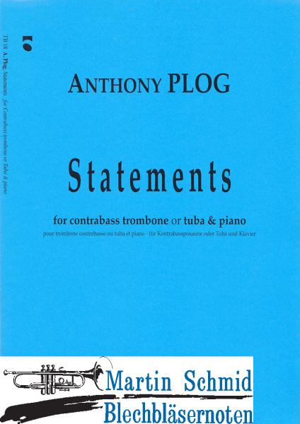 Product image 1 of the product “Statements (Kontrabassposaune) ”
