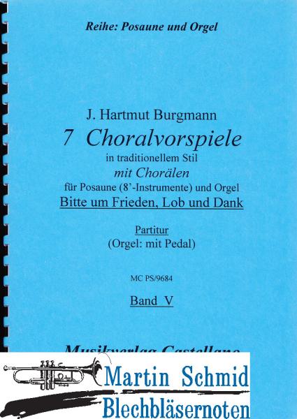 Product image 1 of the product “7 Choralvorspiele (Bitte um Frieden, Lob und Dank) ”