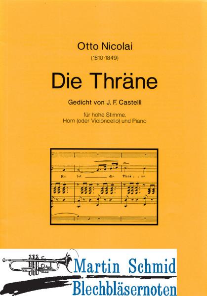 Product image 1 of the product “Die Thräne (Hr.Singstimme.Klavier)(hohe Stimme) ”