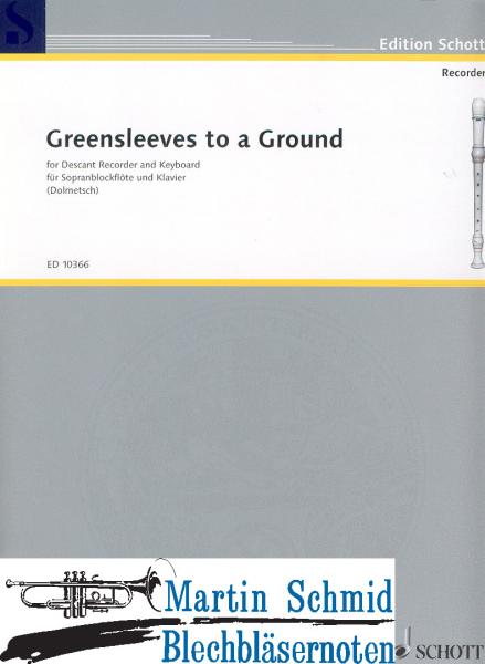 Product image 1 of the product “Greensleeves to a Ground (Original Flöte) ”