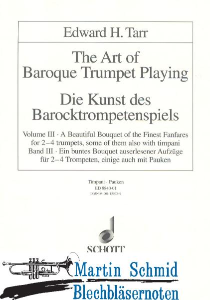 Artikelbild 1 des Artikels “Die Kunst des Barocktrompetenspiels Band 3 (Paukenstimme) (Edward Tarr Collection) “