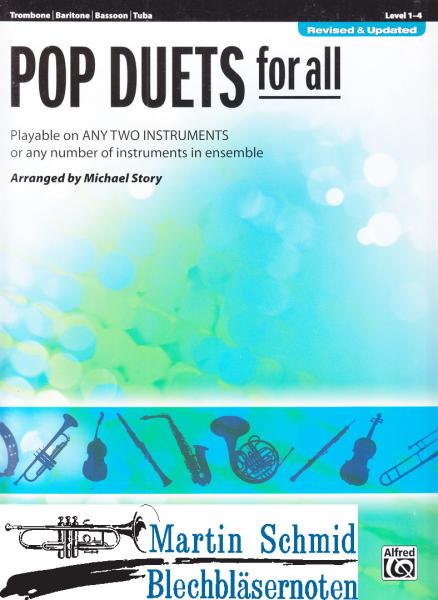 Product image 1 of the product “Pop Duets - Posaunen-/Bariton-/Tubastimmen SpP (mit und ohne Klavier; mit anderen Instrumenten kombinierbar) ”