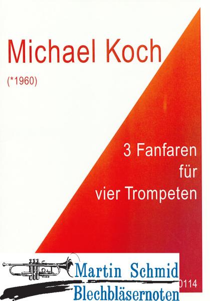 Product image 1 of the product “3 Fanfaren für 4 Trompeten ”