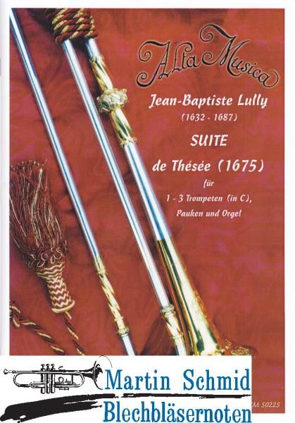 Product image 1 of the product “Suite de Thésée (1-3 Trp.in C.Pk.Orgel)(Alta Musica) ”