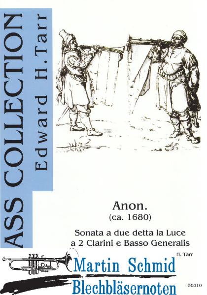 Artikelbild 1 des Artikels “Sonata a due detta la Luce a 2 Clarini e Basso Generalis (Edward Tarr Collection) “