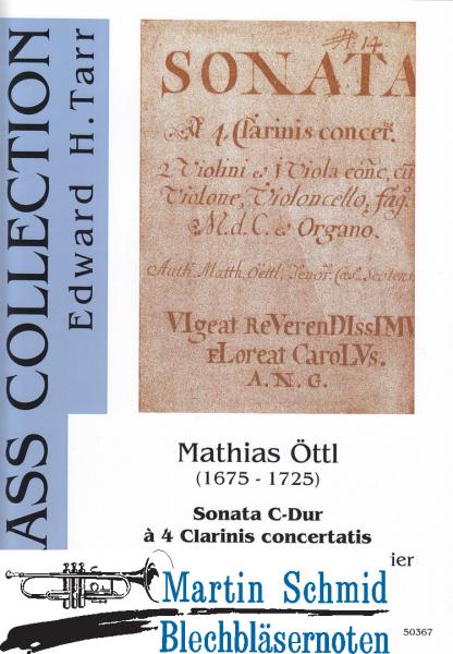 Artikelbild 1 des Artikels “Sonata C-Dur à 4 Clarinis concertatis (4Trompeten.Pauken.Klavier) (Edward Tarr Collection) “