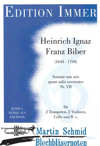 Artikelbild 1 des Artikels “Sonate Nr. VII (2Trp.2Vl.Vlc.Bc) “