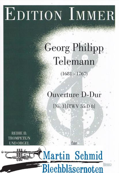 Artikelbild 1 des Artikels “Ouverture D-Dur (Nr.1)(TWV 55:D8)(Trompete.Klavier/Orgel) “