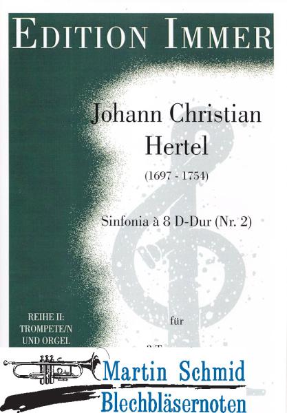 Product image 1 of the product “Sinfonia à 8 D-Dur (Nr.2)(3Trompeten.Pauken.Klavier/Orgel) ”
