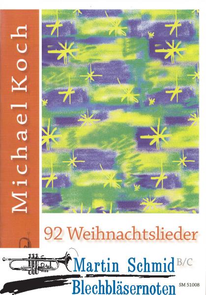 Product image 1 of the product “92 Weihnachtslieder (Oberstimme für Trompete in Bb/C zu den 92 Weihnachtsliedern) ”