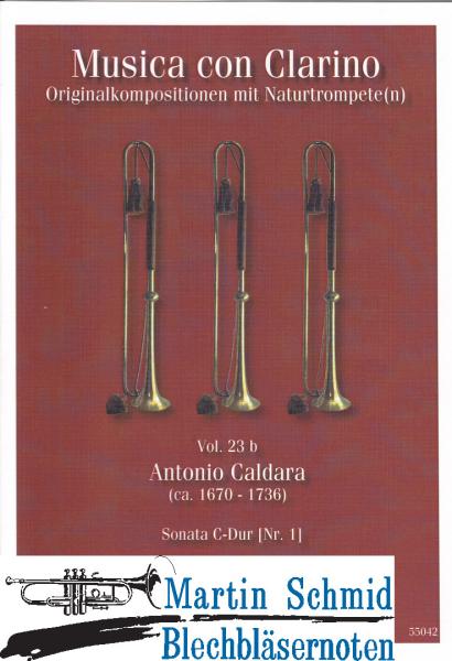 Product image 1 of the product “Sonata C-Dur (Nr.1) für 3 Trompeten, Pauken und Orgel/Klavier (Collection Arne Thielemann) ”