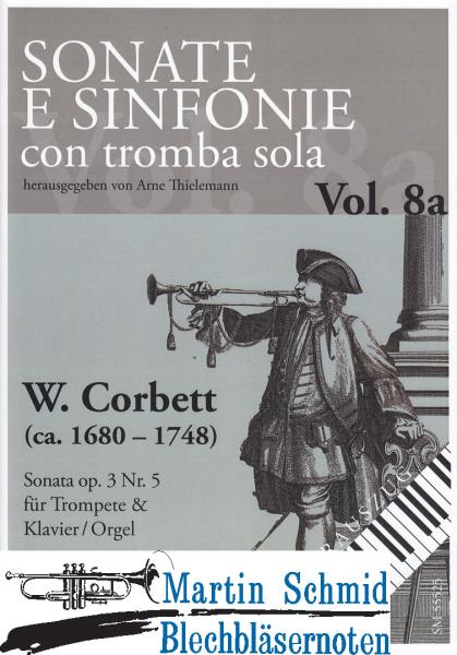 Artikelbild 1 des Artikels “Sonata op.3 Nr.5 E-Dur/D-Dur (Trompete.Klavier/Orgel) (Sonate e sinfonie con tromba sola) (Collection Arne Thielemann) “