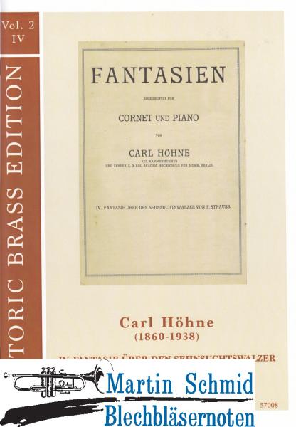 Product image 1 of the product “Fantasie über der Sehnsuchtswalzer von F.Strauss (Historic Brass Edition) ”