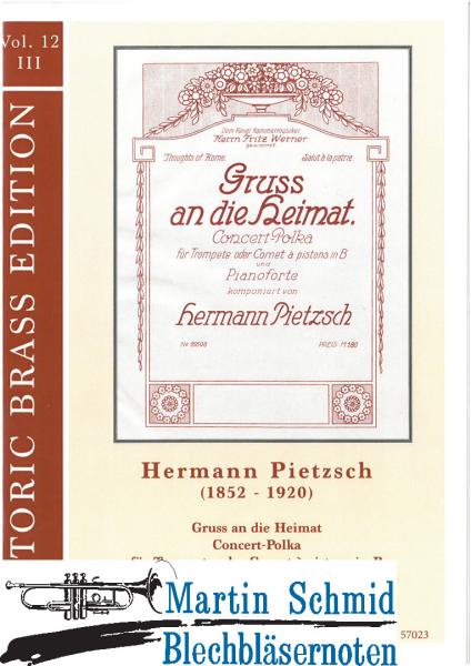 Product image 1 of the product “Gruss an die Heimat - Concert Polka (Historic Brass Edition) ”