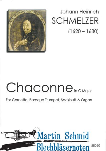 Artikelbild 1 des Artikels “Chaconne C-Dur (Zink.Natur-Trompete.Posaune.Orgel)(Cornetto.Baroque Trumpet.Sackbutt.Organ) (John Foster Edition) “