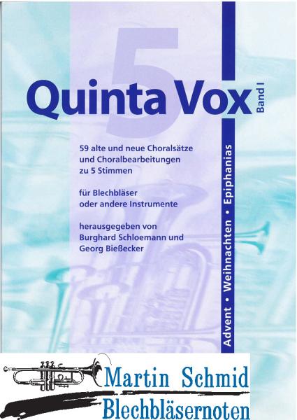 Artikelbild 1 des Artikels “Quinta Vox Band 1 (Advent-Weihnachten-Epiphanias) “