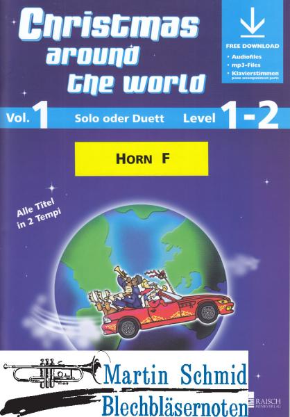 Product image 1 of the product “Christmas around the World Vol. 1(Hr in F)(als Duett auch mit anderen Instrumenten kombinierbar) ”