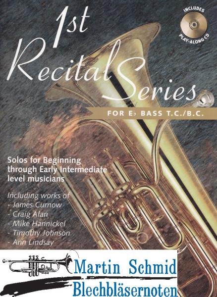 Product image 1 of the product “1st Recital Series (Tuba in Eb - Violin und Bass-Schlüssel) (Solostimme + CD) ”