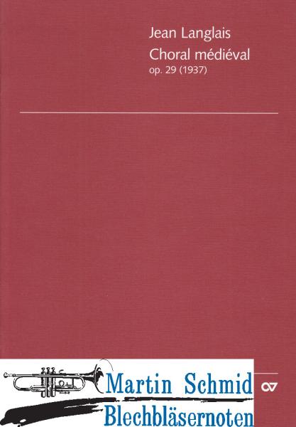Product image 1 of the product “Choral médiéval op.29 (303.Orgel)(Partitur) ”