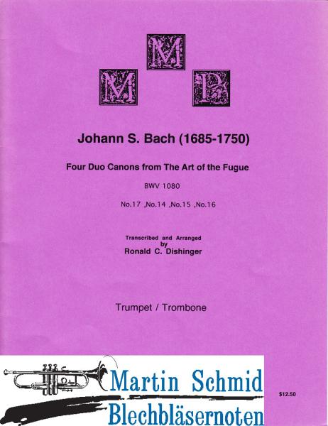 Product image 1 of the product “Four Duo Canons from The Art of the Fugue, BWV 1080 (101) ”
