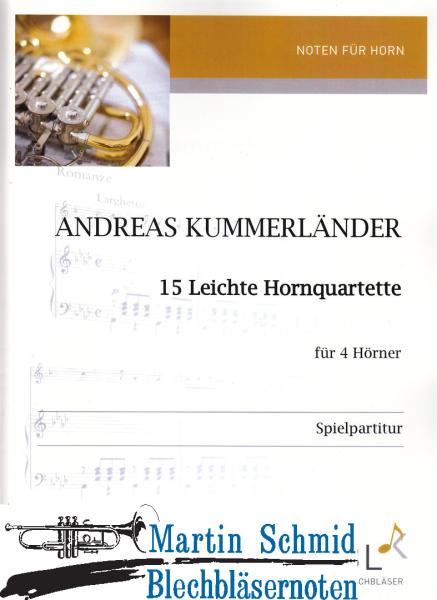 Product image 1 of the product “15 Leichte Quartette (SpP) ”