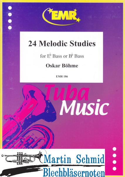 Product image 1 of the product “24 Melodic Studies (Es or Bb Bass - Violinschlüssel) ”