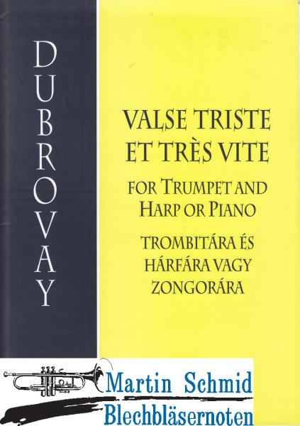 Product image 1 of the product “Valse triste et tres vite (Klavier/Harfe) ”