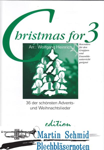 Artikelbild 1 des Artikels “Christmas for 3 (36 der schönsten Advents- und Weihnachtslieder) “