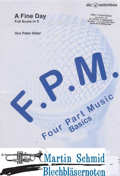 Product image 1 of the product “A Fine Day (variables Bläserensemble + Perc ad lib) ”