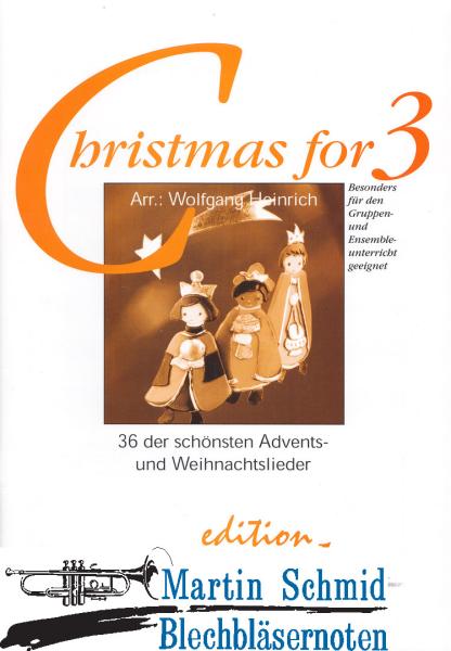 Product image 1 of the product “Christmas for 3 - 36 der schönsten Advents- und Weihnachtslieder ”