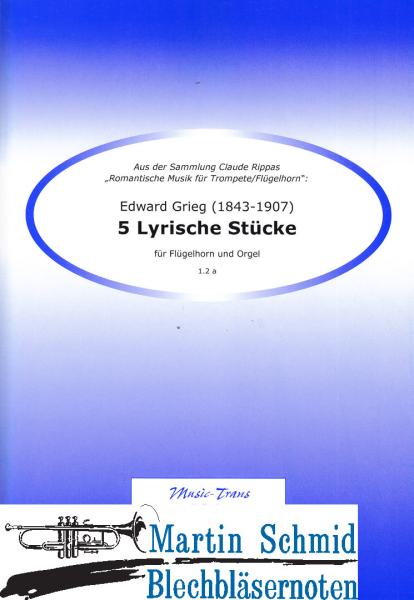 Product image 1 of the product “5 Lyrische Stücke (Flügelhorn) ”