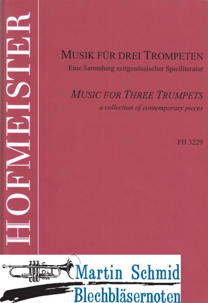 Product image 1 of the product “Zeitgenössische Musik für 3 Trompeten ”