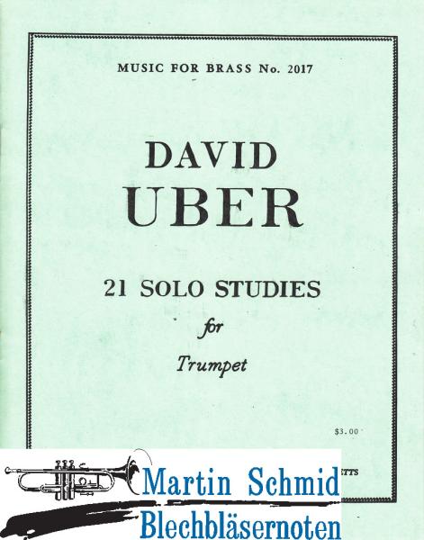 Product image 1 of the product “21 Solo Studies ”