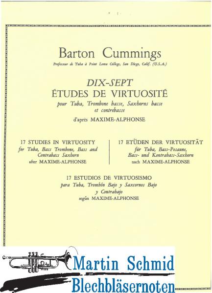 Product image 1 of the product “17 Etudes de Virtuosité ”