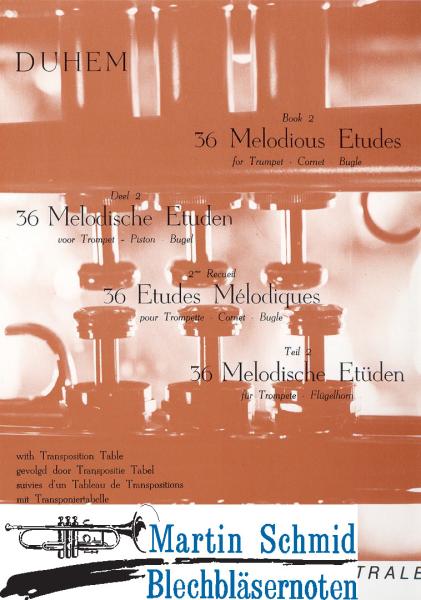 Product image 1 of the product “Etüden für Trompete Heft 2: 36 Melodische Etüden ”