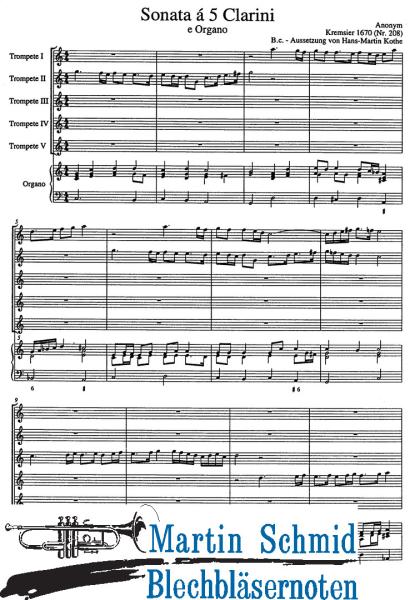 Product image of the product “Sonata à 5 (5Trp.Orgel) ”