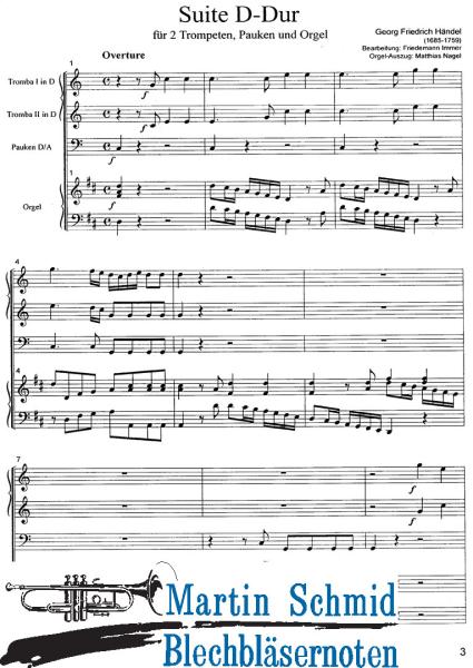 Artikelbild des Artikels “Suite D-Dur (2Trp.Pk.Orgel) “