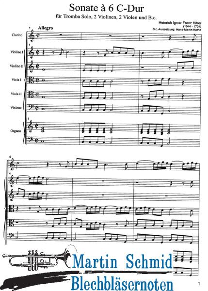 Artikelbild des Artikels “Sonata à 6 (Trp.2Vl.2Vla.Bc) “