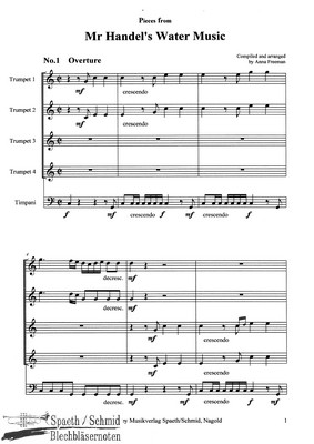 Product image of the product “Pieces from Mr Händel's Water Music (Pk) ”
