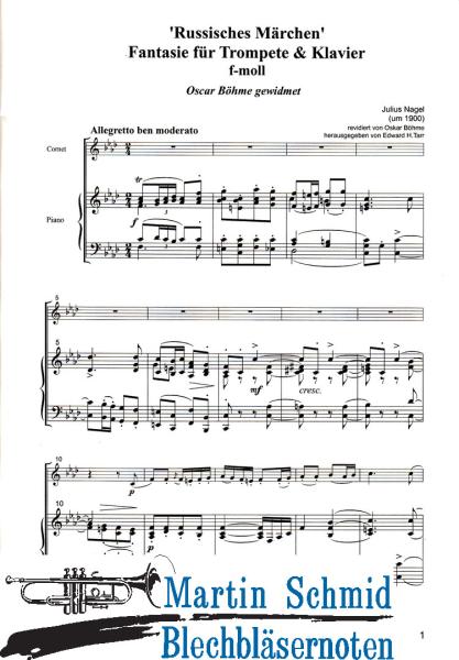 Product image of the product “Russisches Märchen (Kornett in Bb) (Edward Tarr Collection) ”