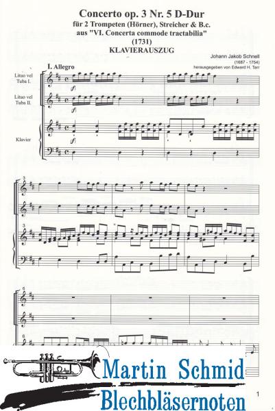Product image of the product “Concerto D-Dur op.3 Nr.5 (Edward Tarr Collection) ”