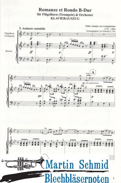 Artikelbild des Artikels “Romaze et Rondo B-Dur (Edward Tarr Collection) “